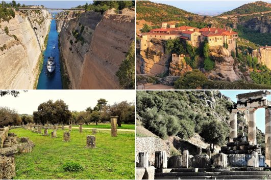 Corinth Nafplion Olympia Delphi Meteora 4-day tour