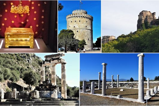 Delphi Meteora Vergina Pella Thessaloniki Dion 5-day tour